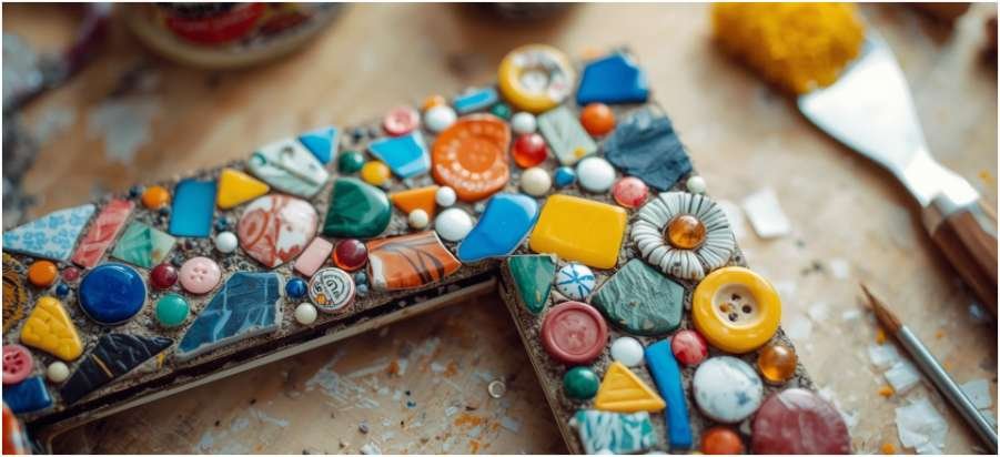 How to Make a Mosaic Picture frame
